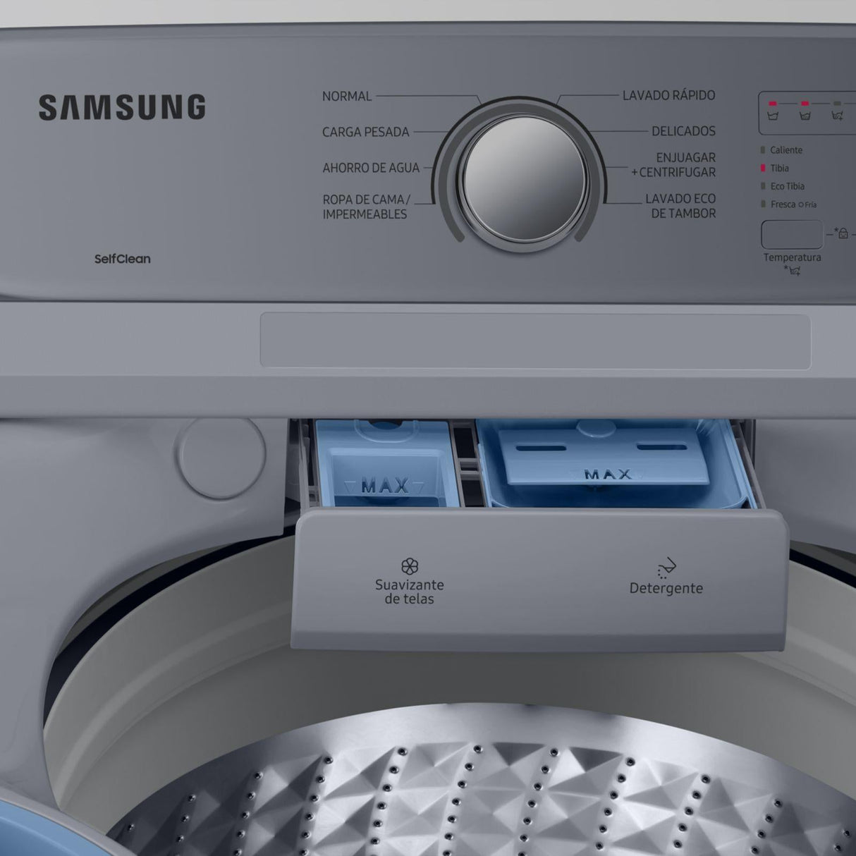 Lavadora Samsung 20 Kilos Carga Superior Gris WA20A3351GY