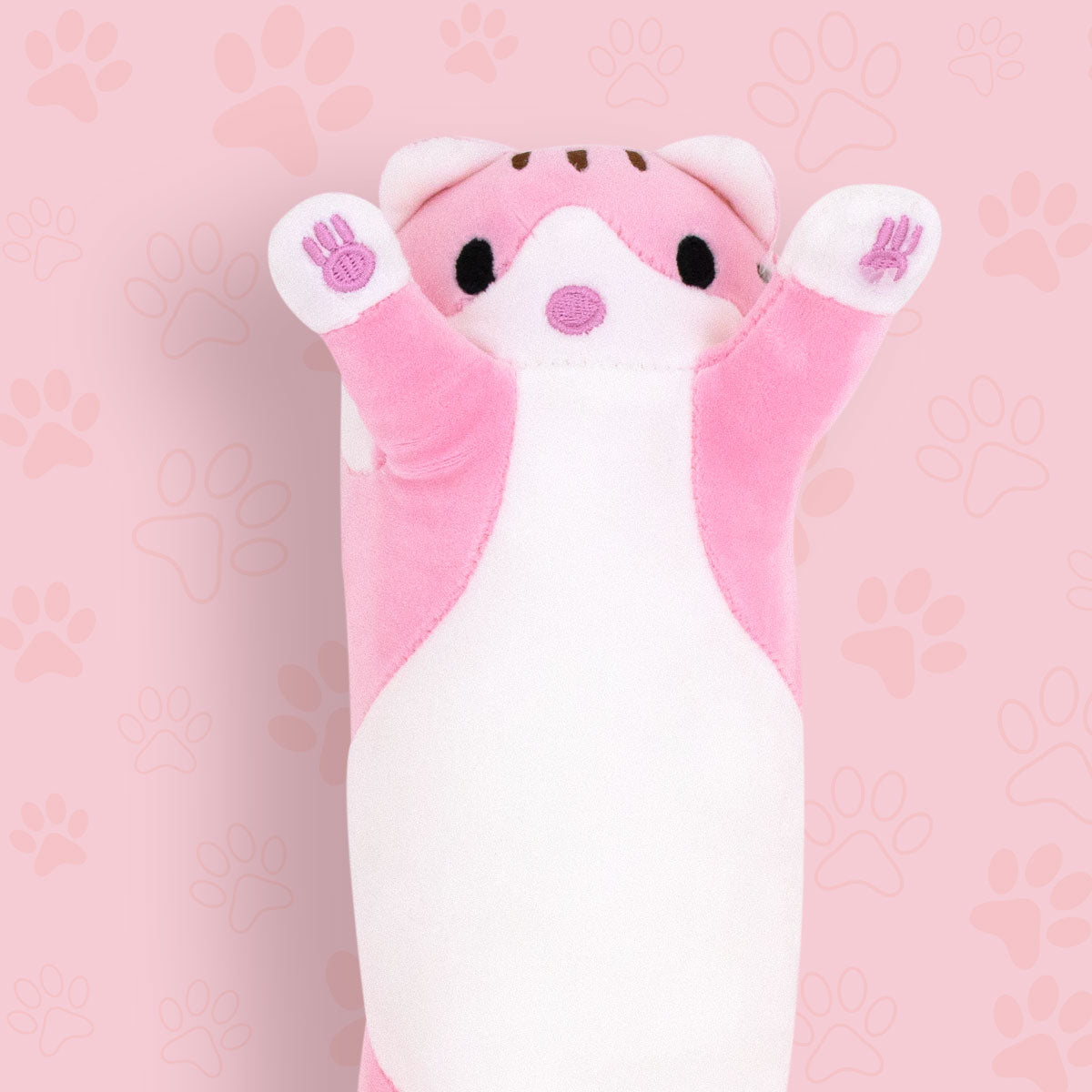 Peluche de Gatito Rosa 55cm