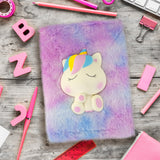 Libreta Peluche Unicornio con Squishies 80h