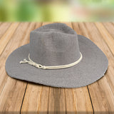 Sombrero de Paja color Gris