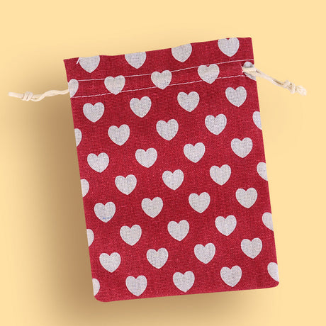 Bolsa de Corazones para Regalos de San Valentín Color Rojo