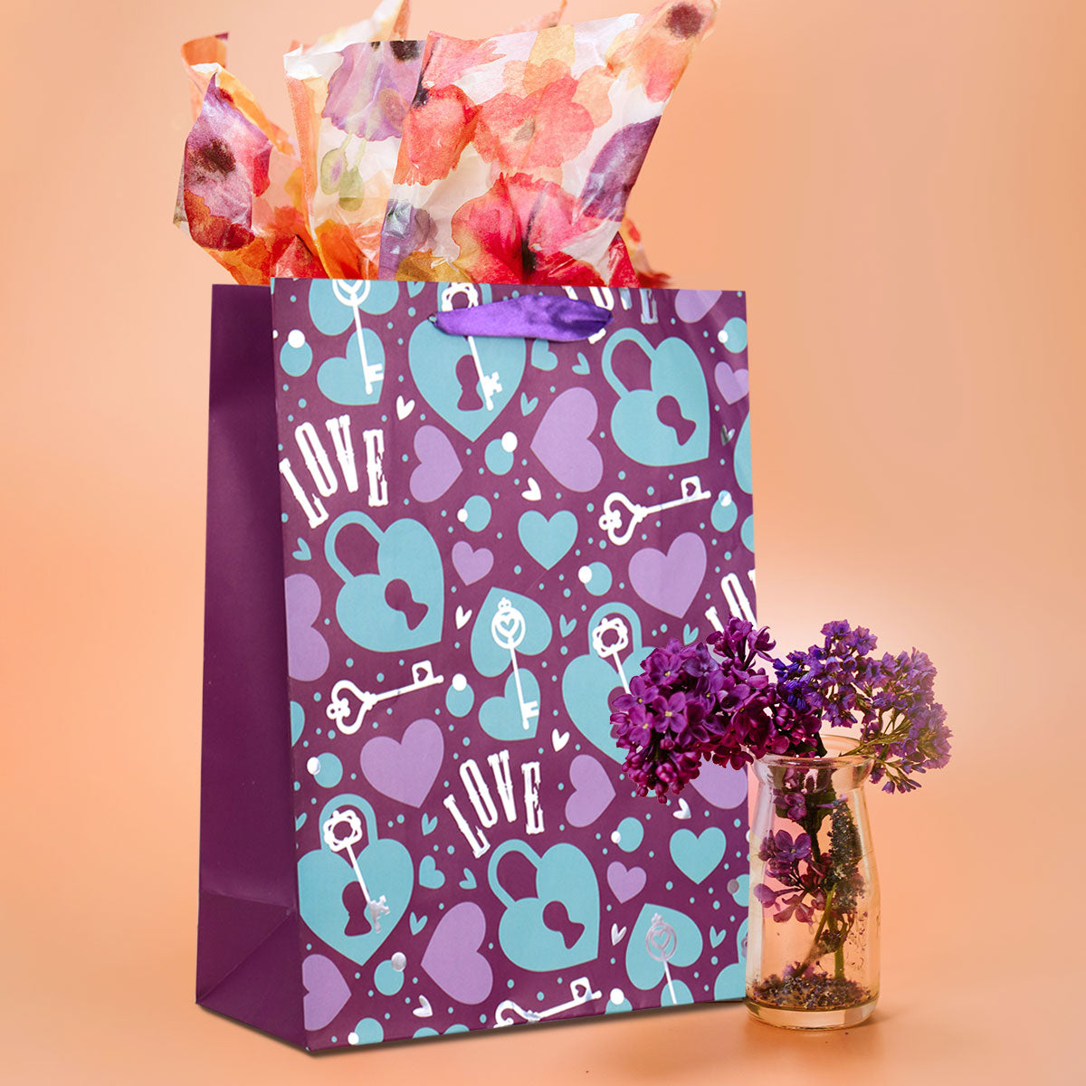 Bolsa de Regalo Decorada para San Valentín