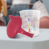 Vaso entrenador con Boquilla de Cocomelon Teddy´s Love color Fiusha 240ml