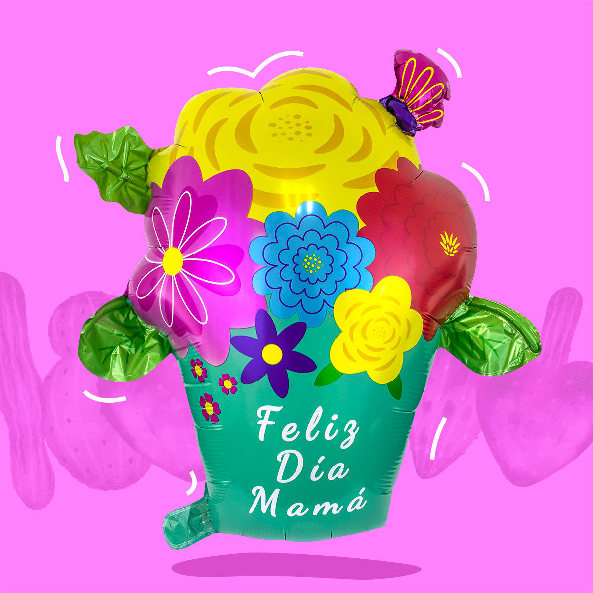 Globo Ramo de Flores "Feliz Día de las Madres", Día de las Madres