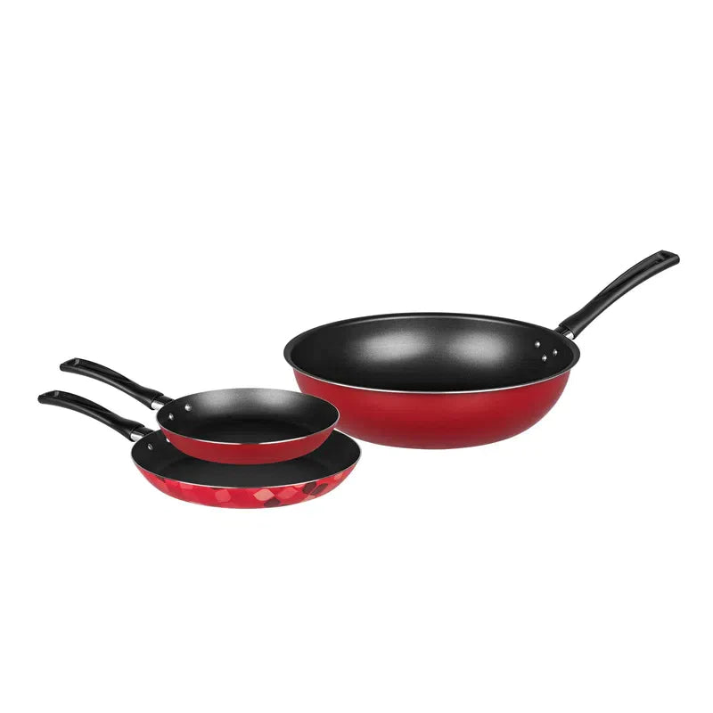 Ecko Batería Juego de Cocina Rojo 5 Pzas