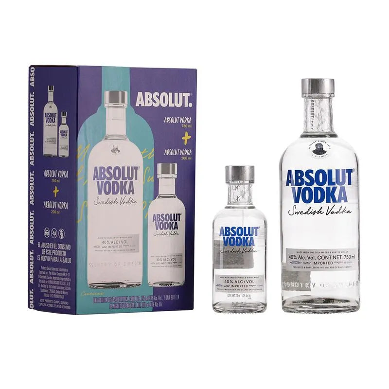 VODKA ABSOLUT AZUL 750 ML C/200ML IEPS16.26