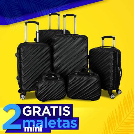 Set 4 Maletas Falcon + 2 Maletas de Mano GRATIS!