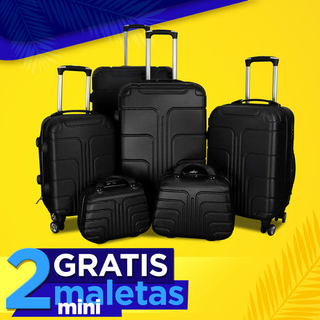 Set 4 Maletas Bolton + 2 Maletas de Mano GRATIS!