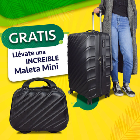 Set Maleta Falcon Grande 75cm + Maleta de Mano 29cm Gratis!