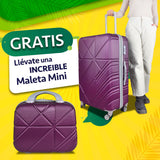 Set Maleta Grape Grande 75cm + Maleta de Mano 29cm GRATIS!