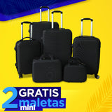 Set 4 Maletas Zafiro + 2 Maletas de Mano GRATIS!