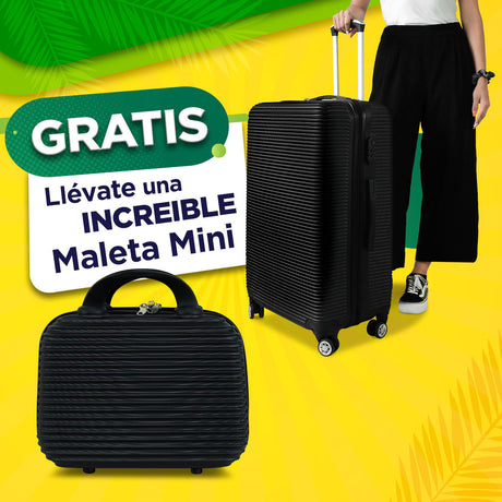 Set Maleta Zafiro Grande 75cm + Maleta de Mano 25cm GRATIS!