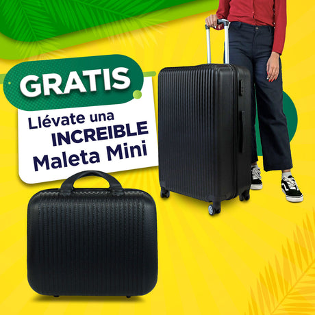 Set Maleta Shadow Grande 75cm + Maleta de Mano 29cm GRATIS!