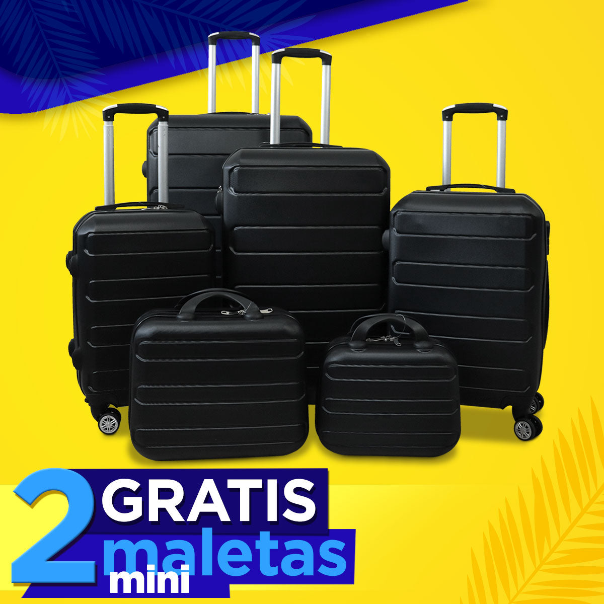 Set 4 Maletas Dublin + 2 Maletas de Mano GRATIS!