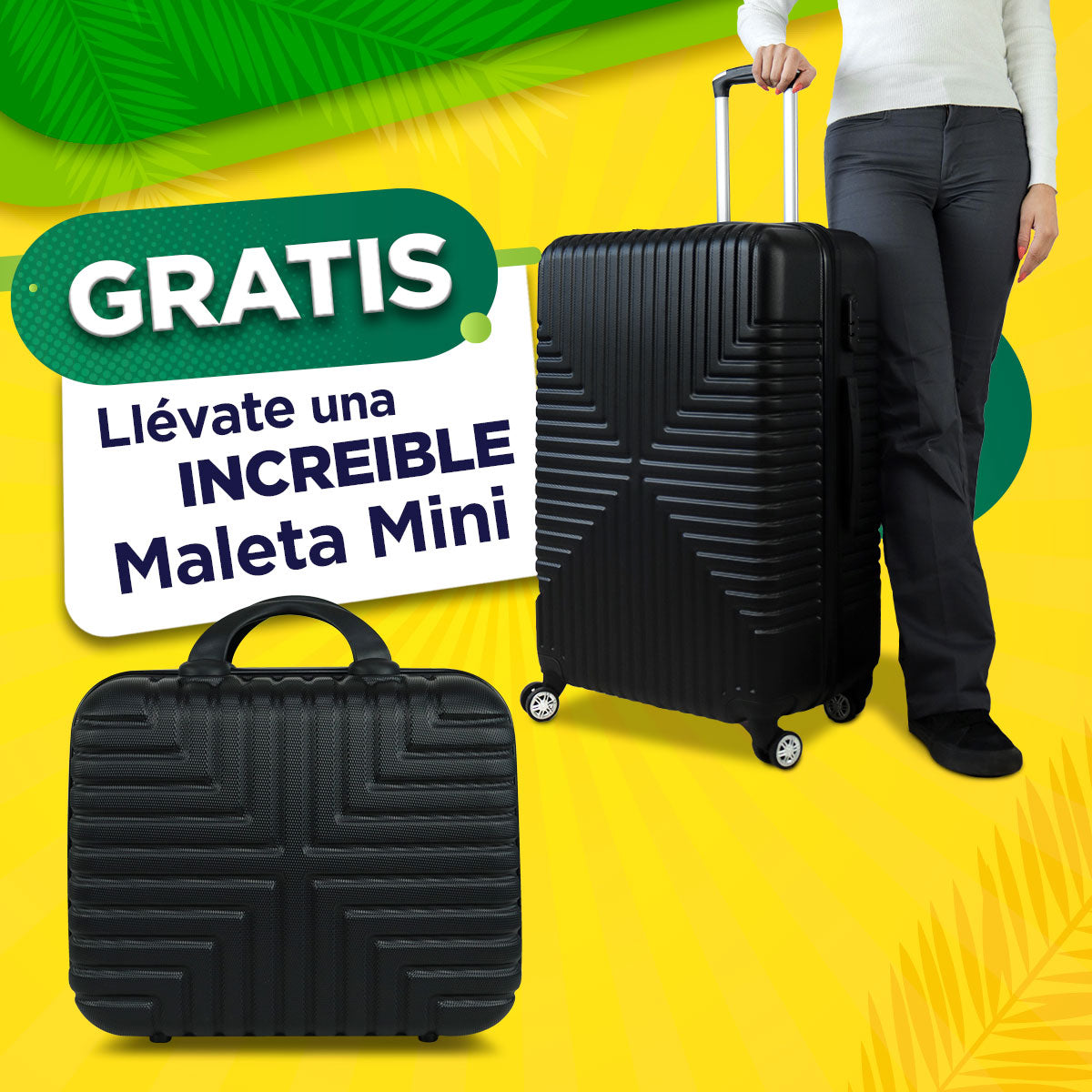 Set Maleta Parker Grande 75cm + Maleta de Mano 29cm GRATIS!