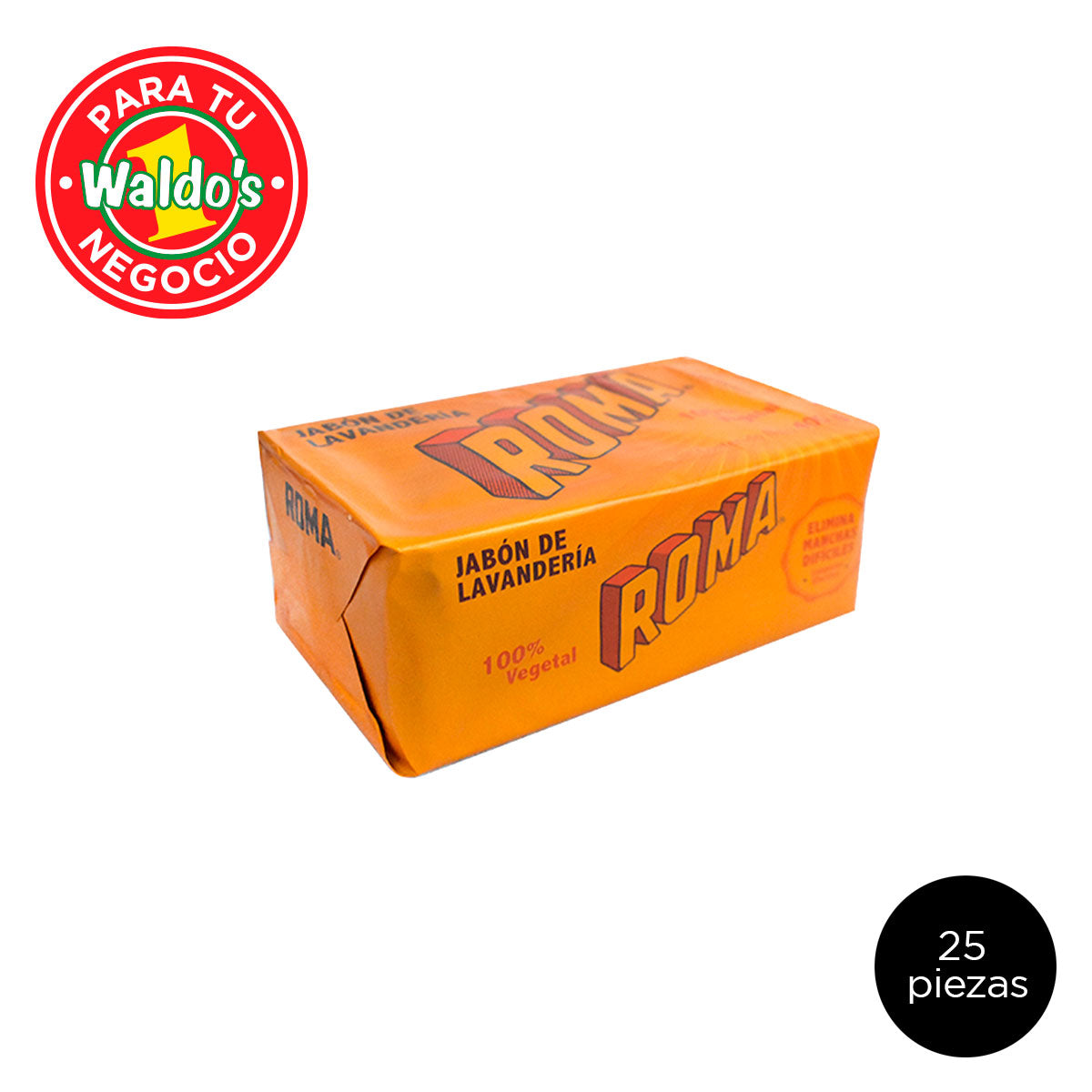 Jabon Barra Roma  400 Gr (25 Piezas)