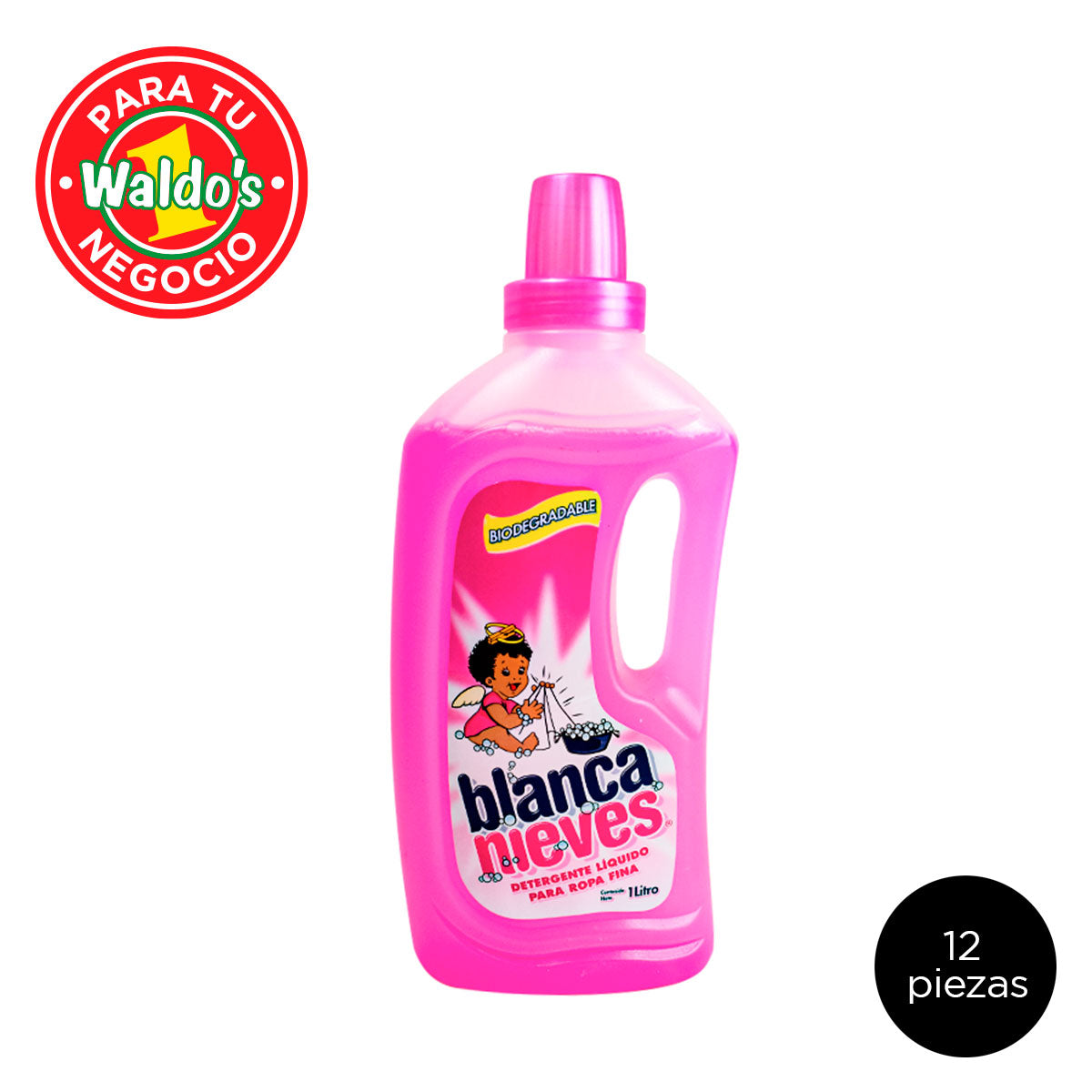 Blanca Nieves Cloth Shampoo 1-Ltr (12 Piezas)