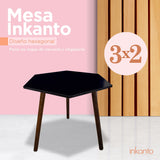 Mesa Inkanto Hexagonal Negra ¡3x2!