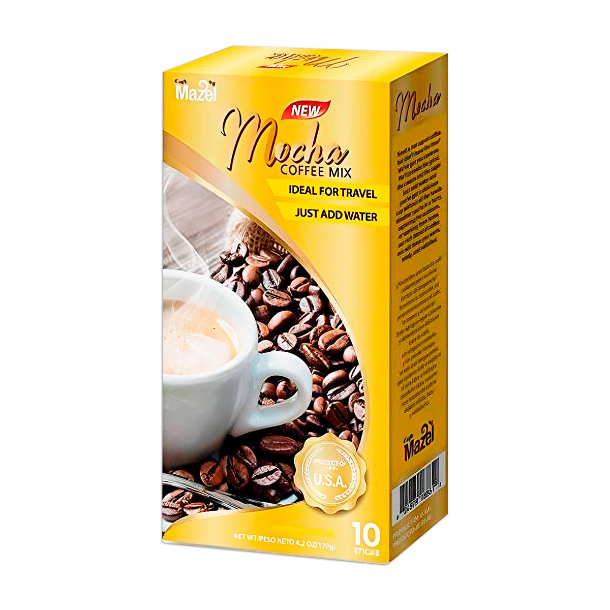 Café Instantáneo Moca Mazel 120g (10 sobres)