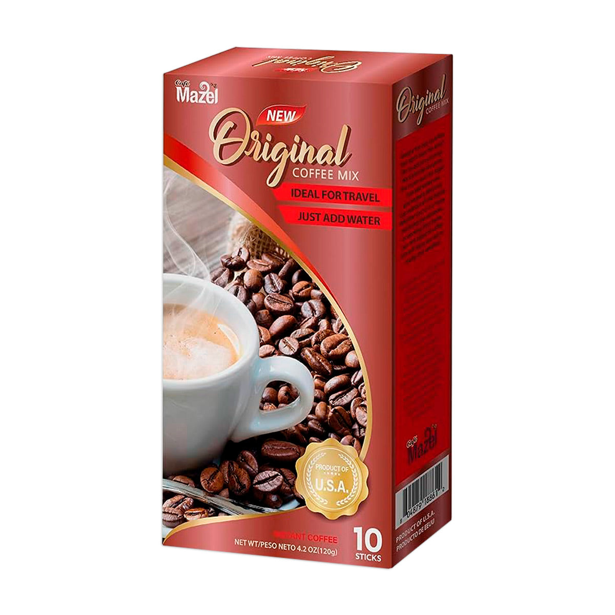 Café Instantáneo Original Mazel 120g (10 sobres)