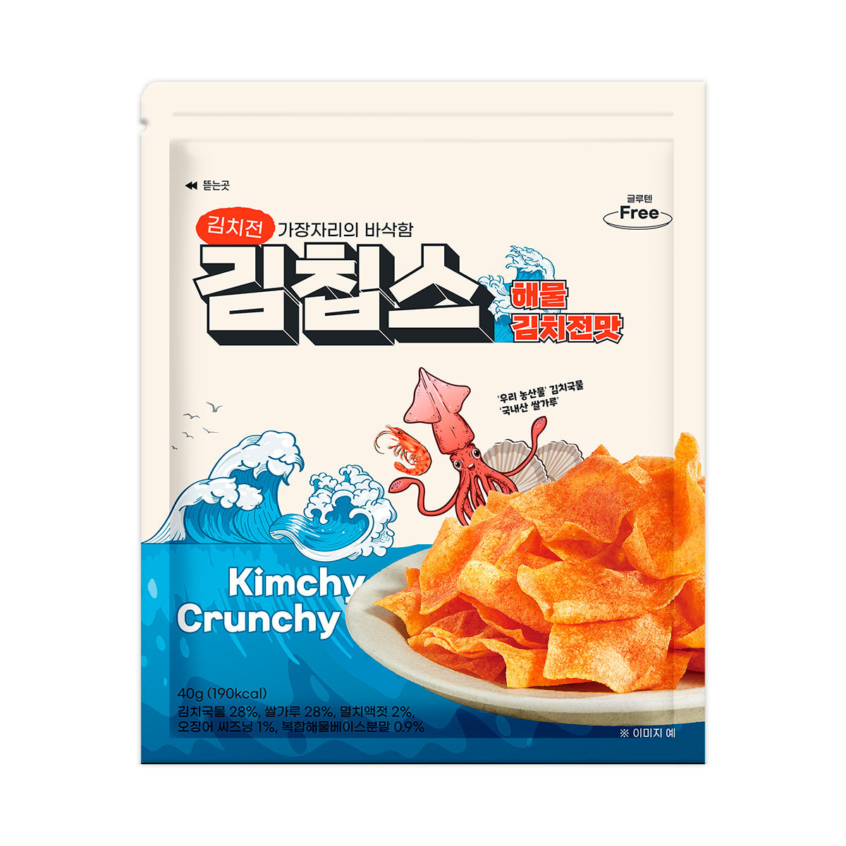 Botana Kimchy Crunchy sabor Mariscos 40g