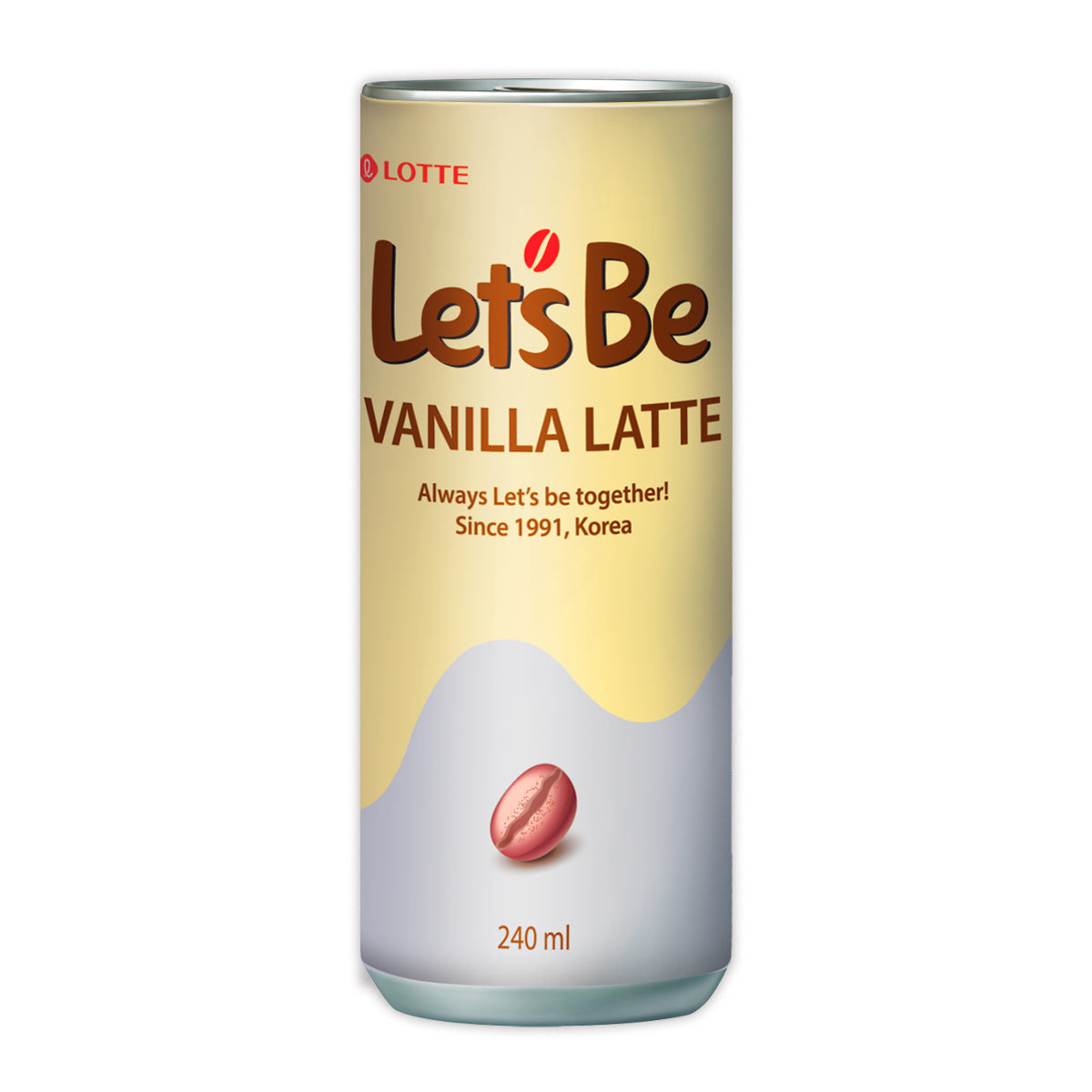 Café Coreano Let´s Be Latte Vainilla 240ml