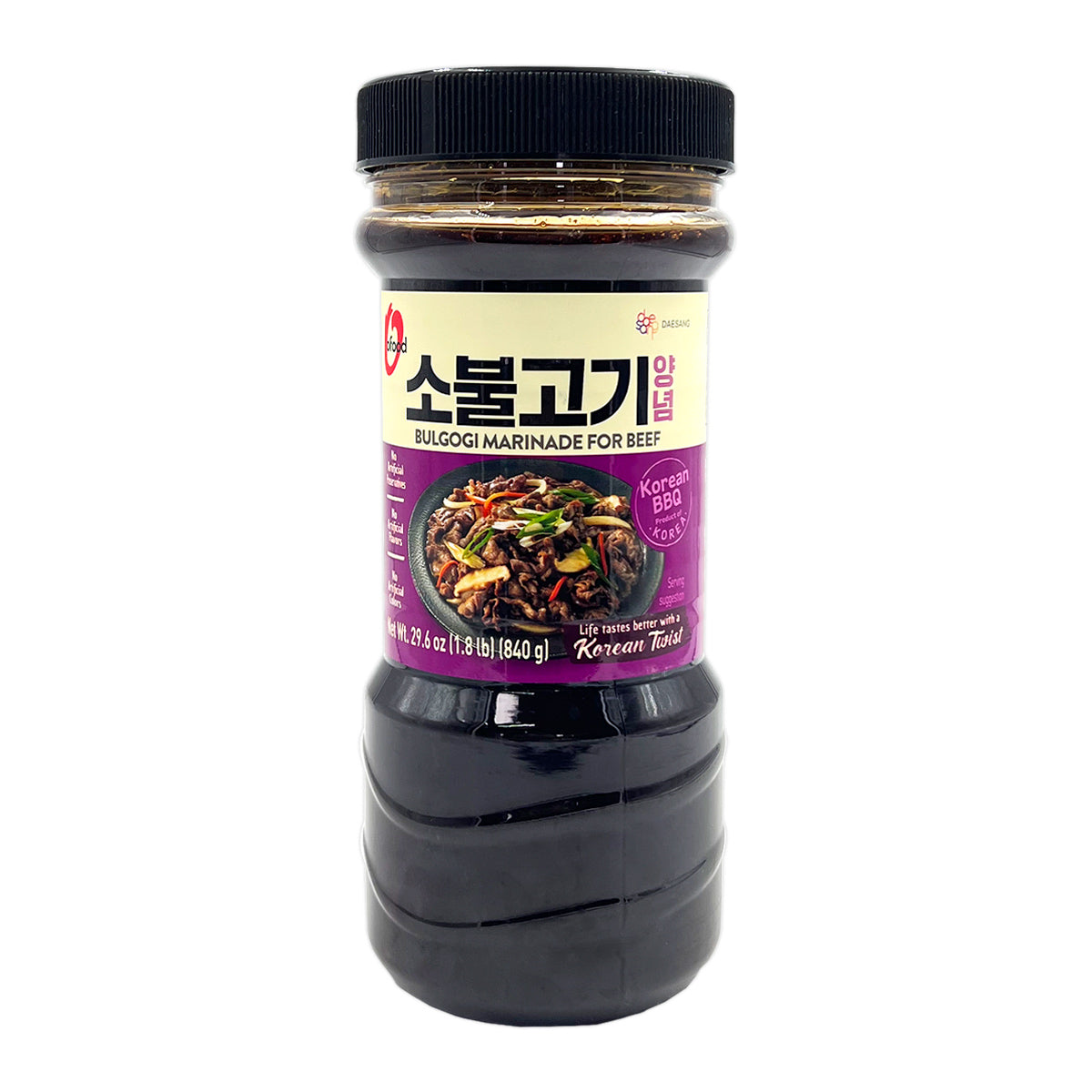 Salsa Bulgogi para Marinar Carne O´Food 840g