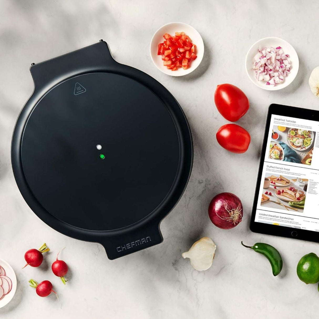 Parrilla Chefman Deluxe 6 en 1 RJ58-EM