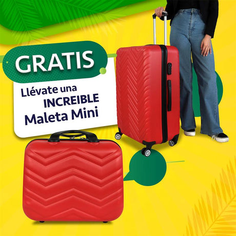 Set Maleta Candy Grande 75cm + Maleta de Mano 29cm Gratis!