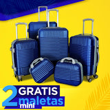 Set 4 Maletas Blue + 2 Maletas de Mano ¡GRATIS!