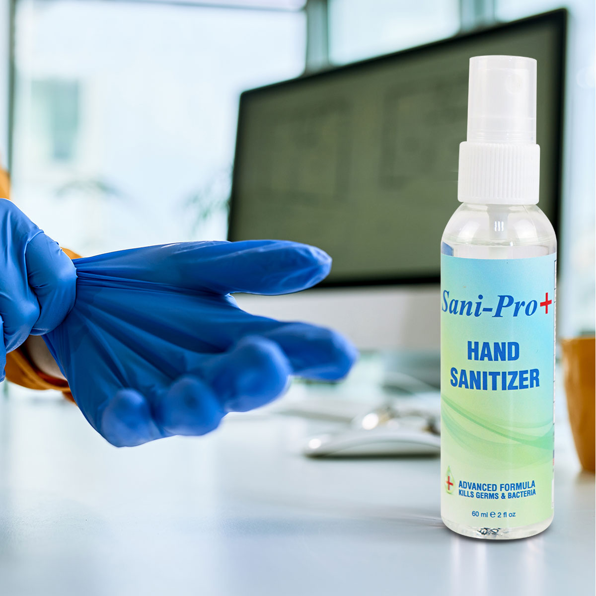 Sanitizador en Spray Sanipro para Manos 60ml