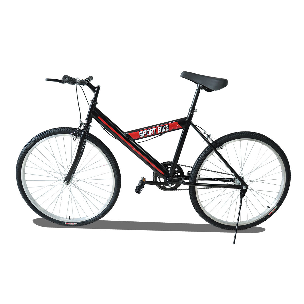 Bicicleta Sportbike, Rodada 24, Color Negro