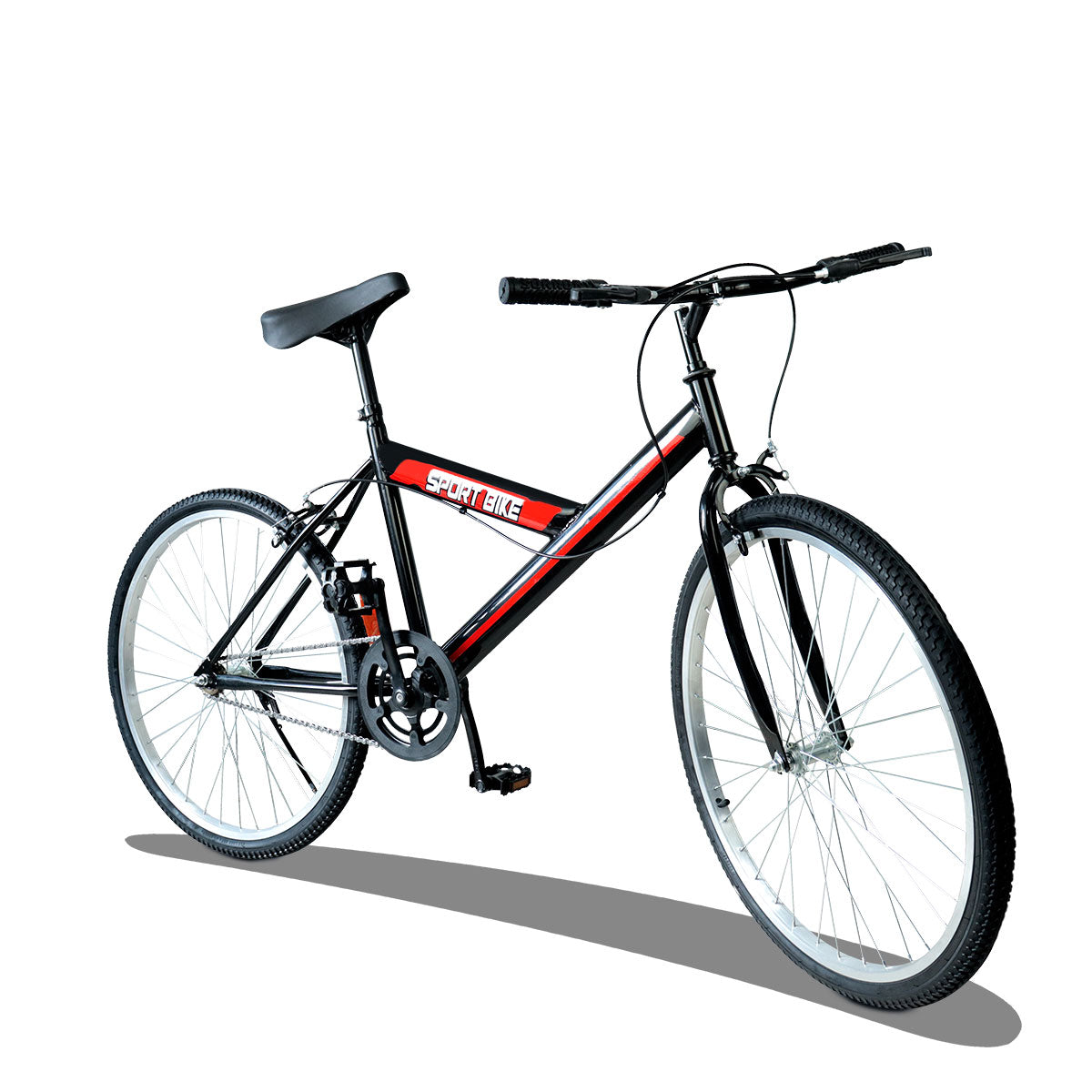 Bicicleta Sportbike, Rodada 24, Color Negro