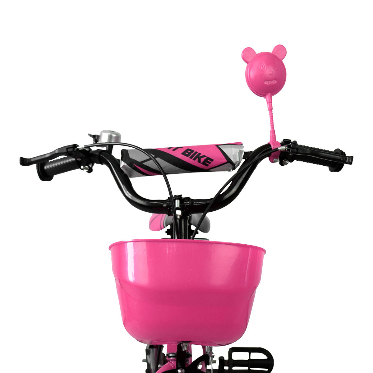 Bicicleta Rodada 16 para Niño, Ruedas de Apoyo, Color Rosa