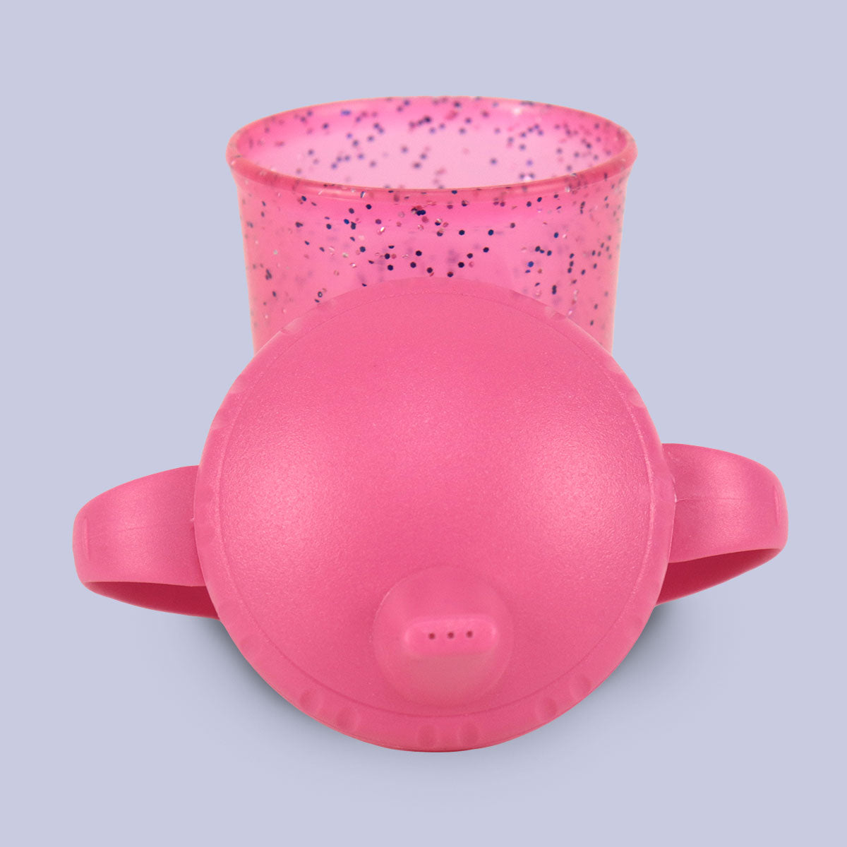 Vaso Nuby Sparks de Flujo Libre con Boquilla Rígida, Rosa