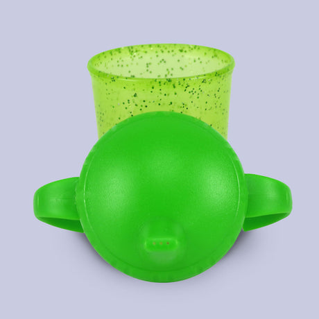 Vaso Nuby Sparks de Flujo Libre con Boquilla Rígida, Verde