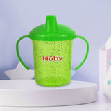 Vaso Nuby Sparks de Flujo Libre con Boquilla Rígida, Verde