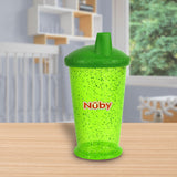 Vaso Nuby Sparks de Flujo Libre con Boquilla Rígida, Verde