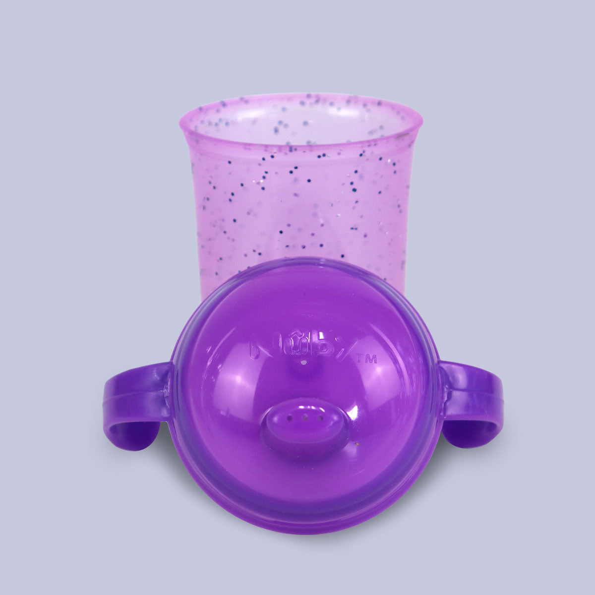 Vaso con Asas Nuby Sparks Color Morado para Bebé