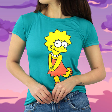 Playera de Lisa Simpson para Mujer