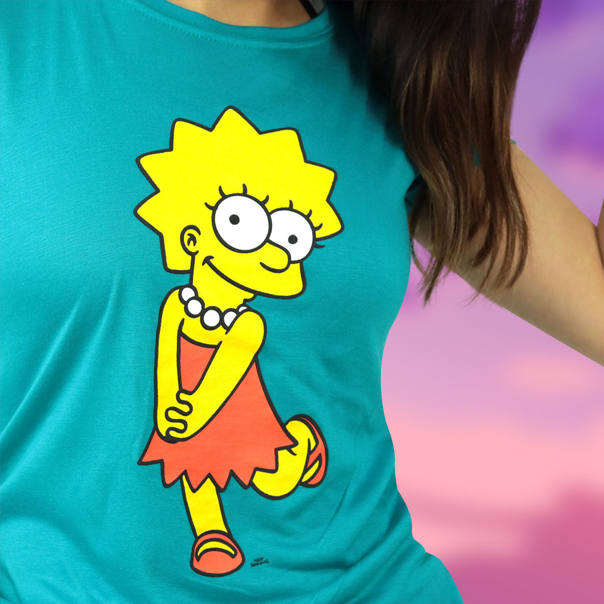 Playera de Lisa Simpson para Mujer