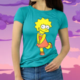 Playera de Lisa Simpson para Mujer