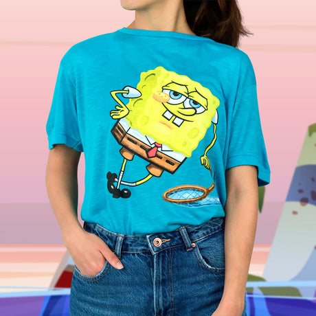 Playera de Bob Esponja Unisex, Azul