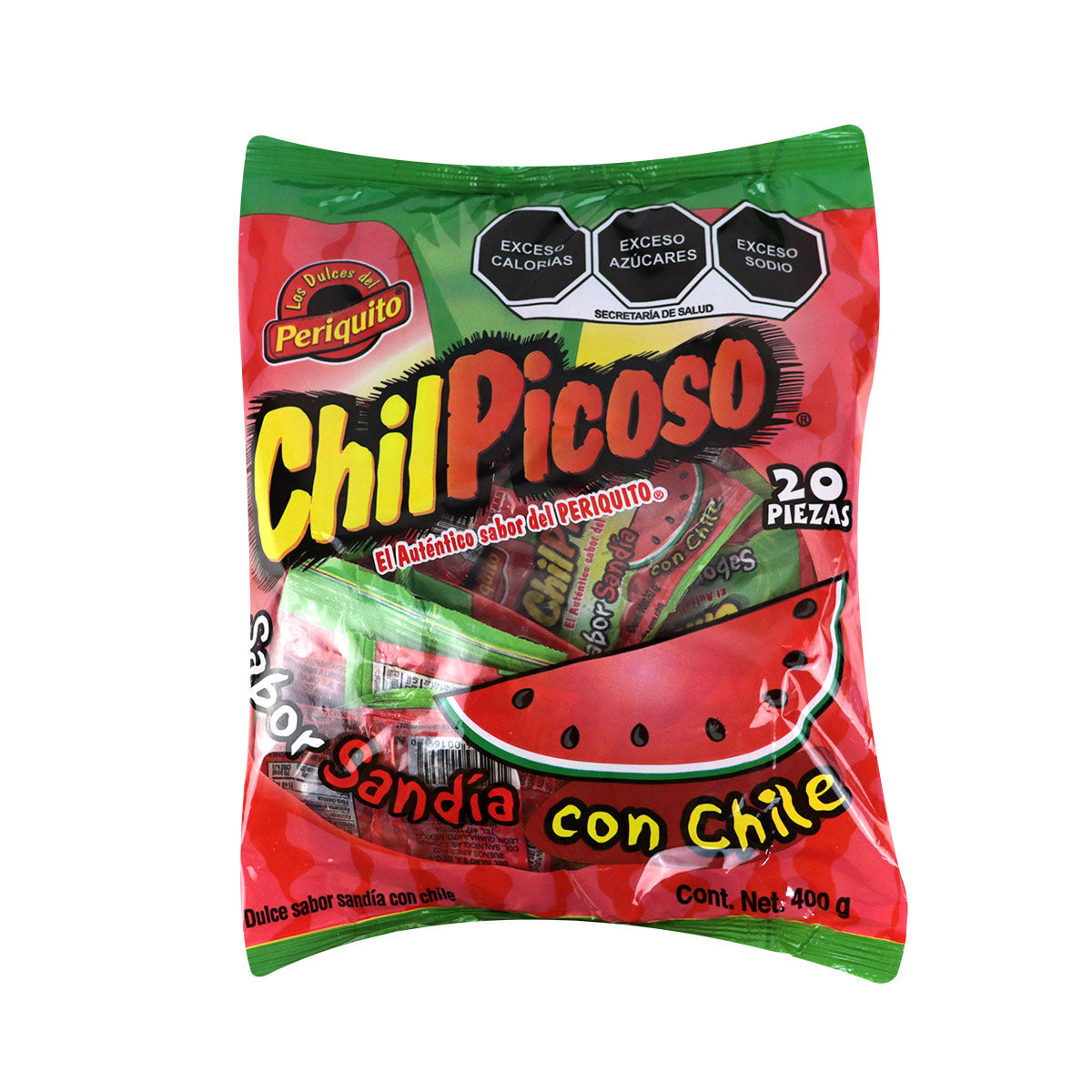 Dulces Chilpicoso Sandía con Chile, 400 g