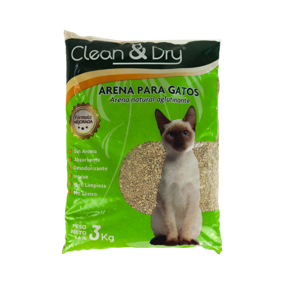 Arena Ultra Absorbente para Gatos 3 kg