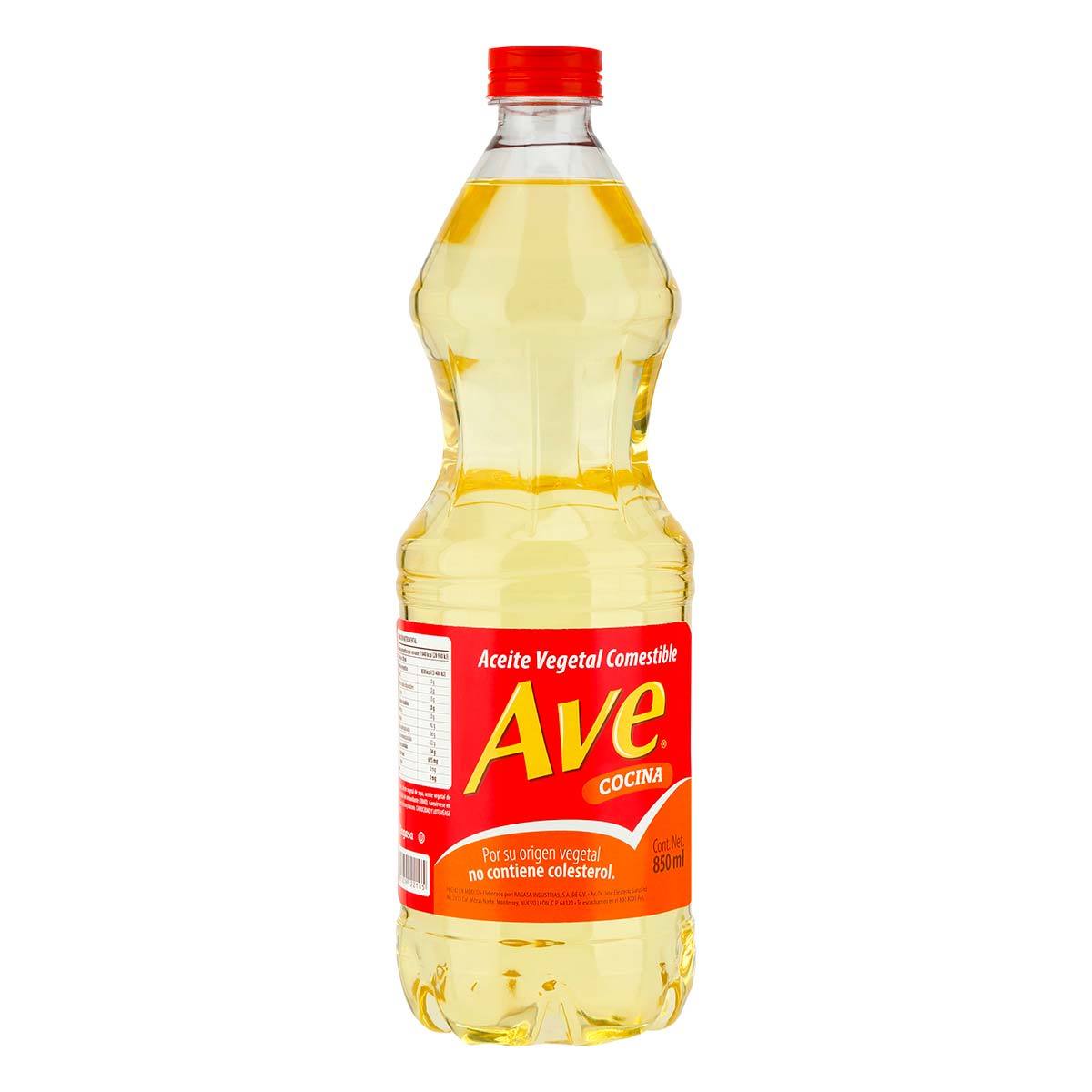 Aceite vegetal comestible Ave 850 ml