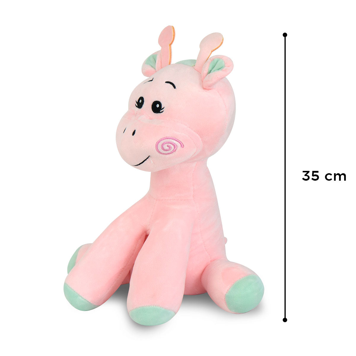 Jirafa Rosa de Peluche