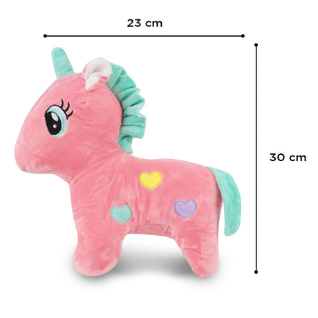 Peluche de Unicornio Color Coral