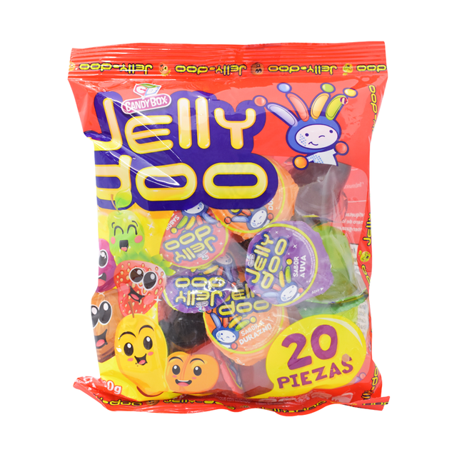 Gelatinas sabor a frutas Jelly Doo 280g (4622820671537)